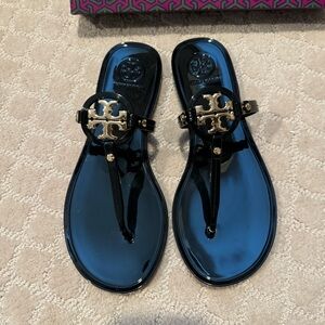 Tory Burch - Black with Gold Flats